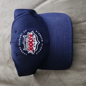 Super Bowl XXXVI Logo Athletic Navy ball cap